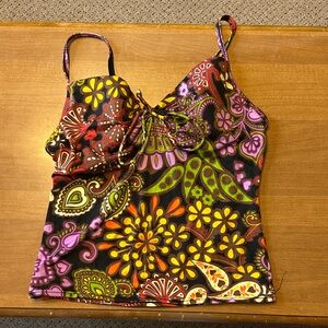 Victoria’s Secret Floral Multicolor Women's Tankini Size 36C